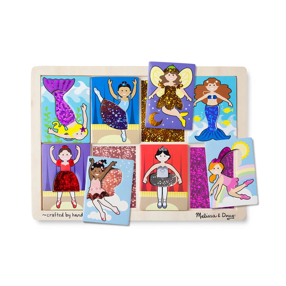 Melissa & Doug Peek-Through Puzzle - Fairies & Friends