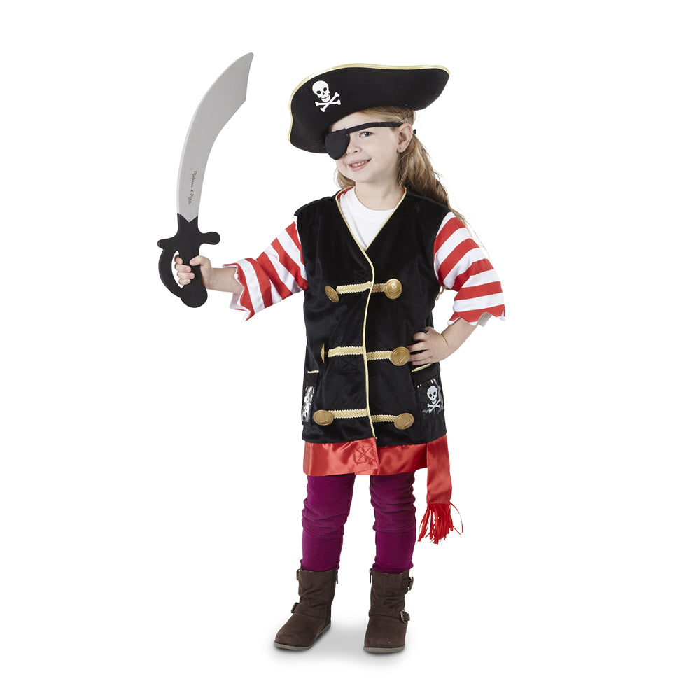 Melissa & Doug Pirate Role Play Costume Set