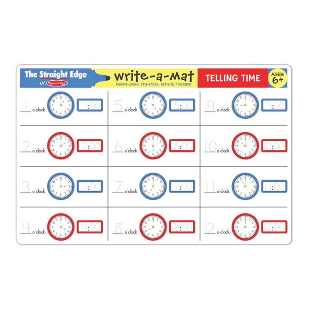 Melissa & Doug Write-A-Mat - Various Designs