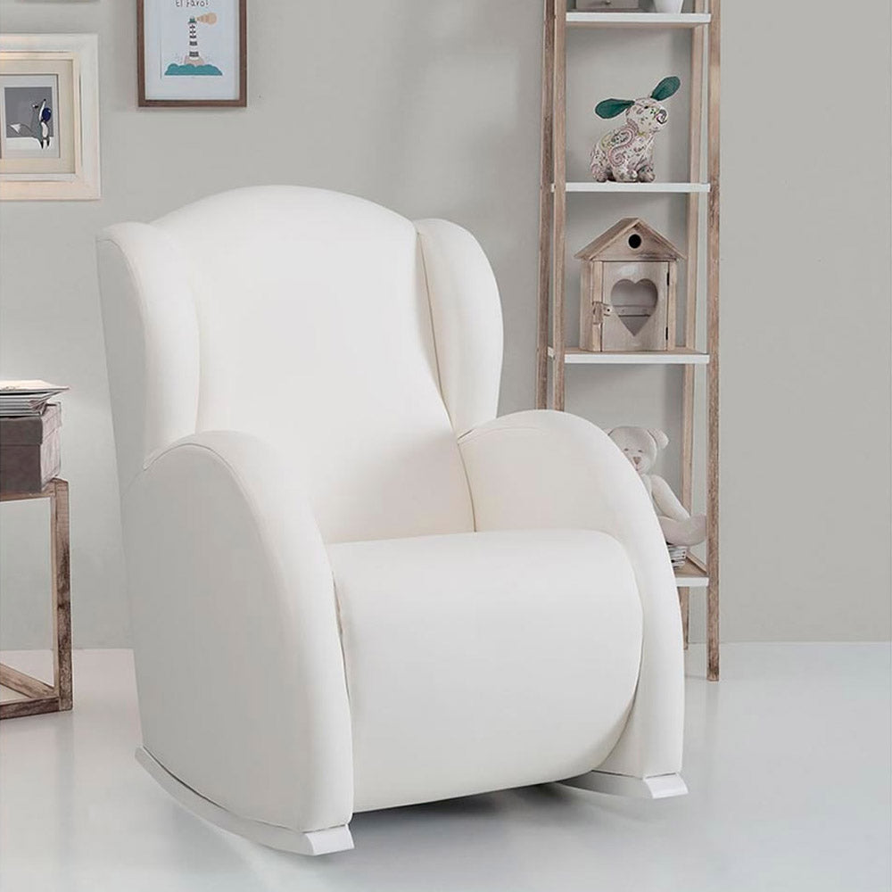 Micuna Flor Breastfeeding Rocking Chair - Galaxy Grey / White (Online Exclusive)