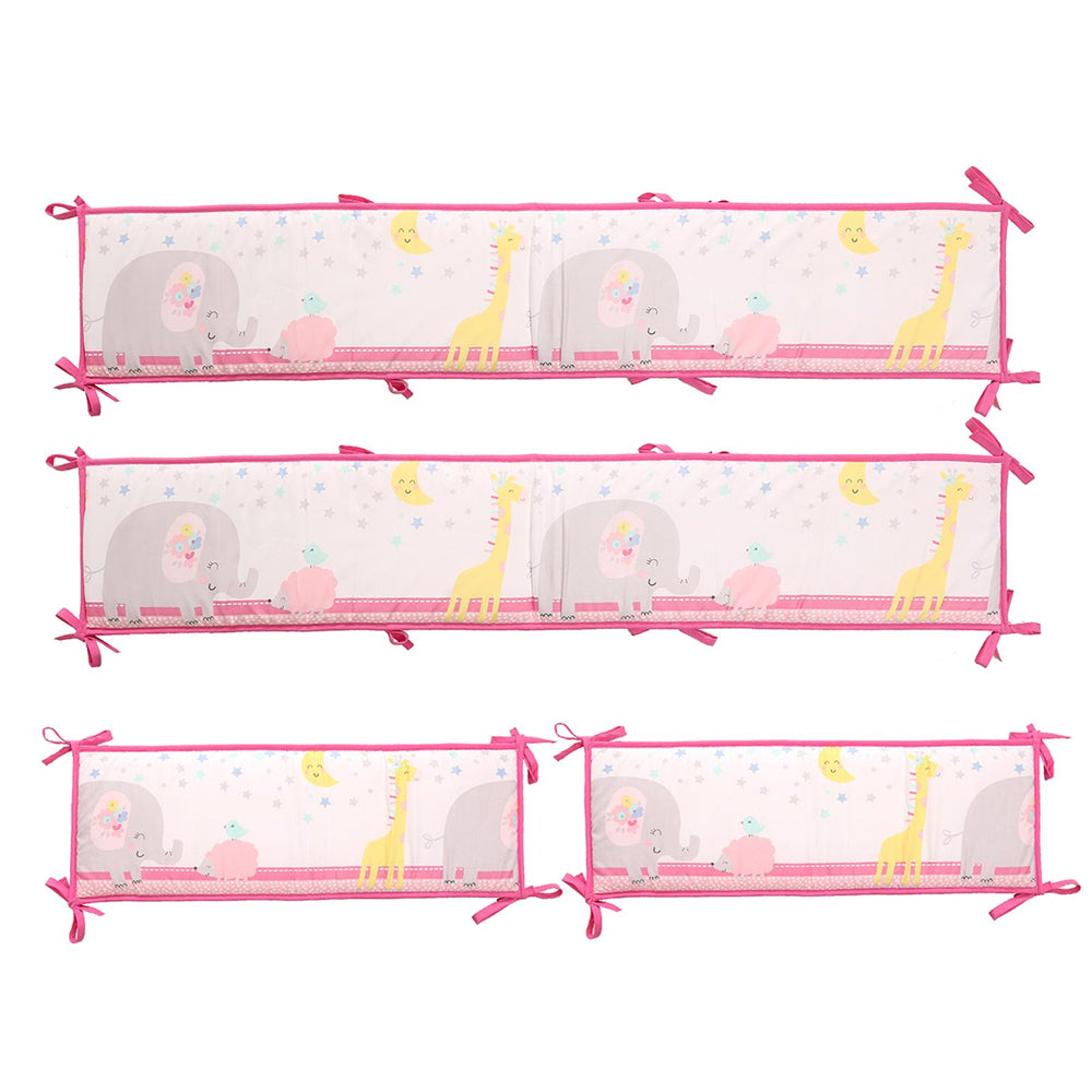 Happy Cot 100% Polyester Full Baby Bumper Set - Fun in the Moon (P17)