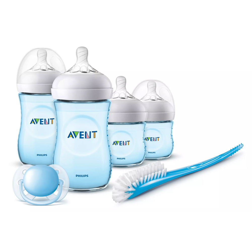 Philips Avent Natural Newborn Starter Set - White / Pink / Blue