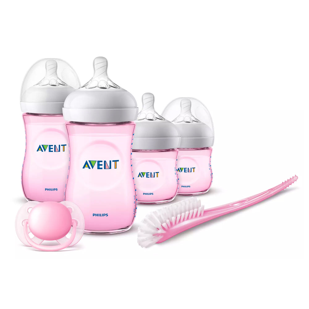 Philips Avent Natural Newborn Starter Set - White / Pink / Blue