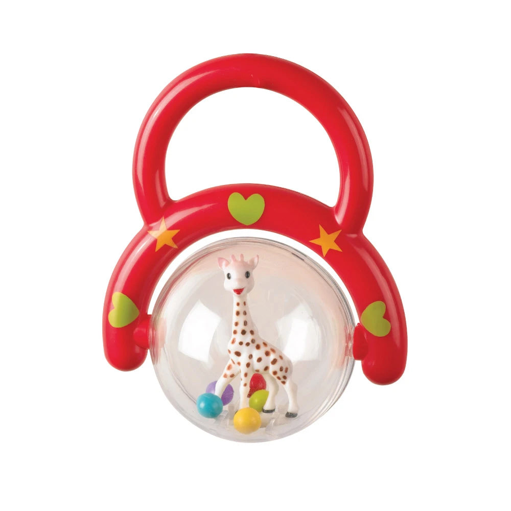 Sophie la girafe Hand Rattle Red Blue Green Purple Jarrons