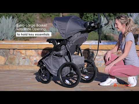 Baby Trend Expedition® Race Tec™ Plus Jogger - Ultra / Ultra Black (Online Exclusive)