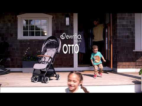 Evenflo Gold Otto Self-Folding Lightweight Travel Stroller - Moonstone Gray