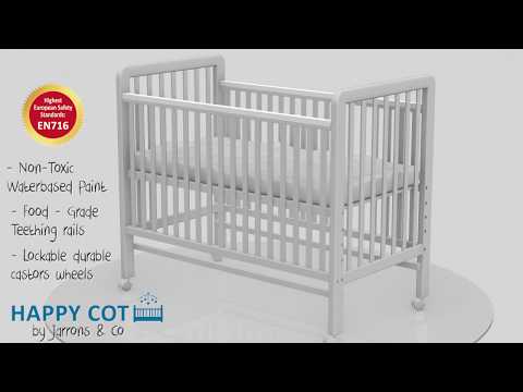 Happy Cot Happy Wonder+ 5-in-1 Convertible Baby Cot - Free Mosquito Net